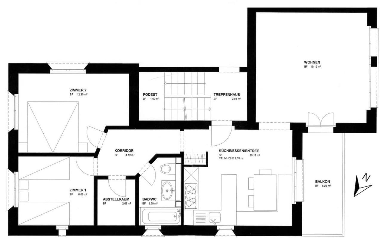 Zentral, Ruhig, Sonnig, Modern Appartement
